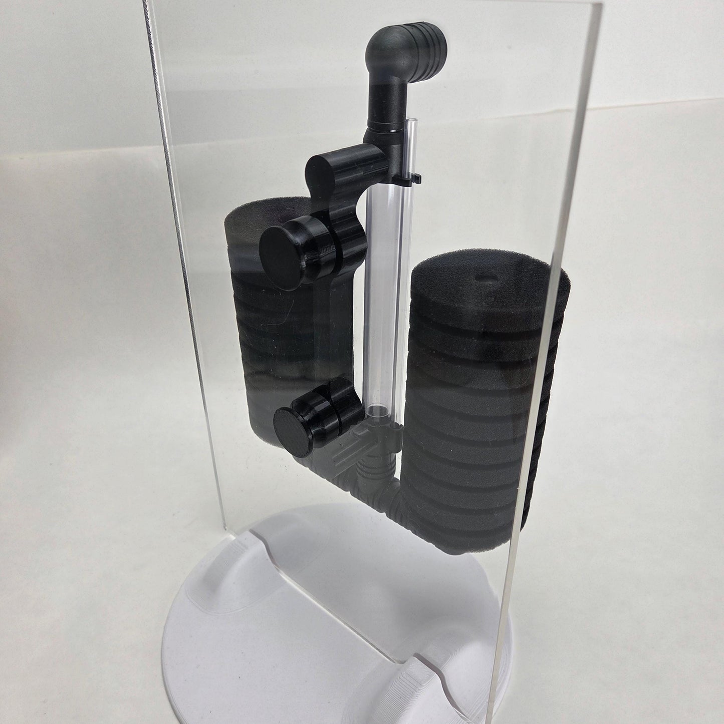Magnetic Sponge Filter Holder – No Suction Cups, Ever – For Tropical Fish, Shrimp, Fry, Axolotls, and Bettas