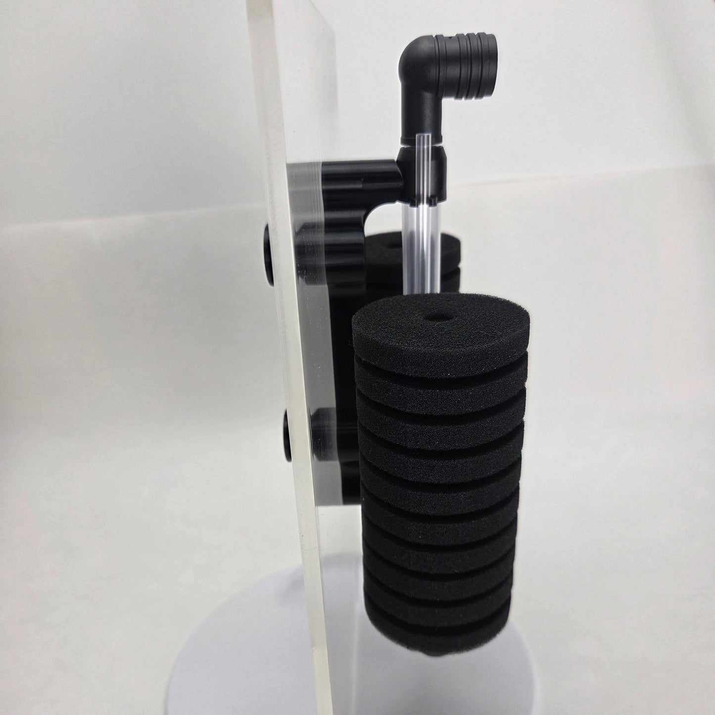 Magnetic Sponge Filter Holder – No Suction Cups, Ever – For Tropical Fish, Shrimp, Fry, Axolotls, and Bettas