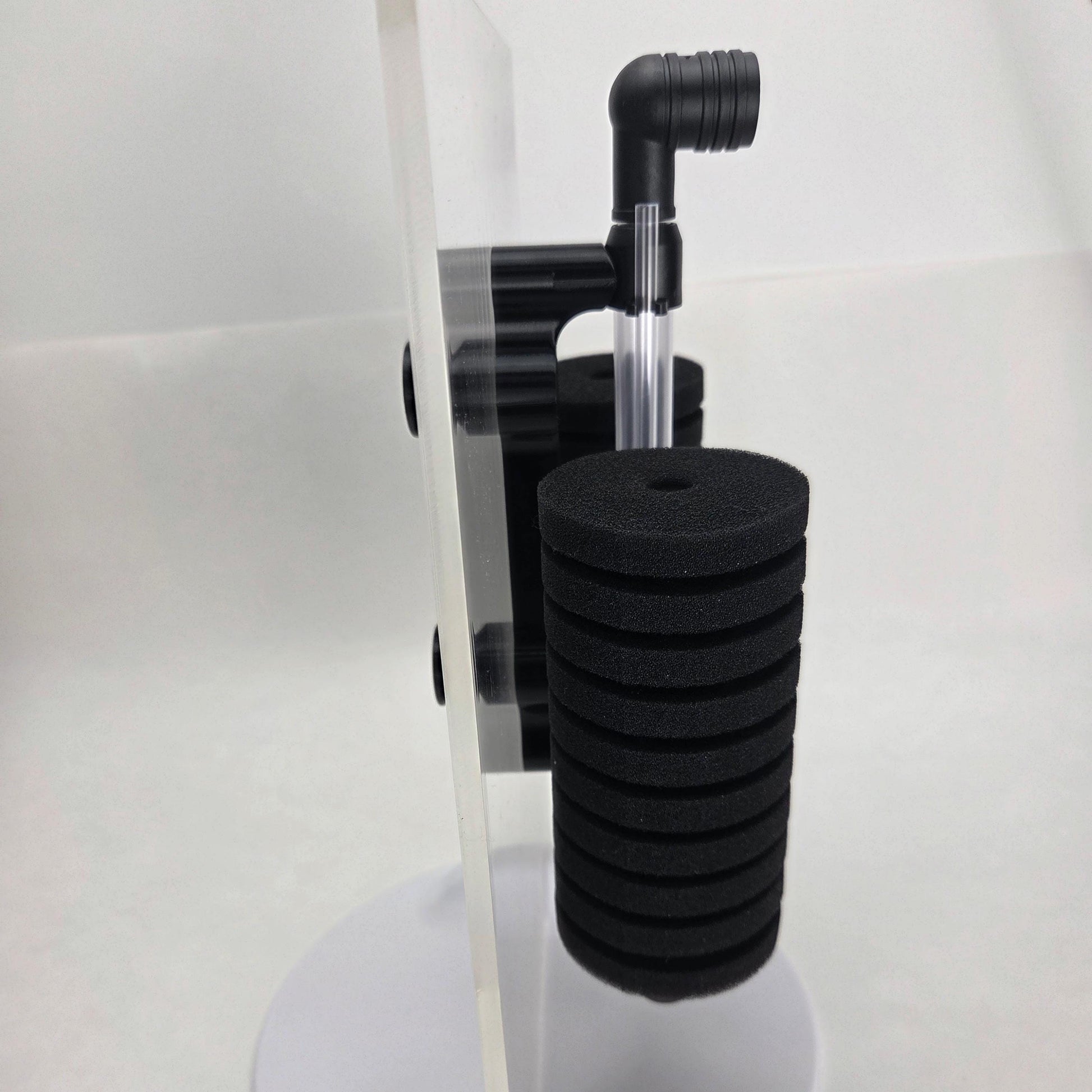 Magnetic Sponge Filter Holder – No Suction Cups, Ever – For Tropical Fish, Shrimp, Fry, Axolotls, and Bettas