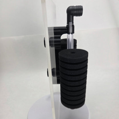 Magnetic Sponge Filter Holder – No Suction Cups, Ever – For Tropical Fish, Shrimp, Fry, Axolotls, and Bettas